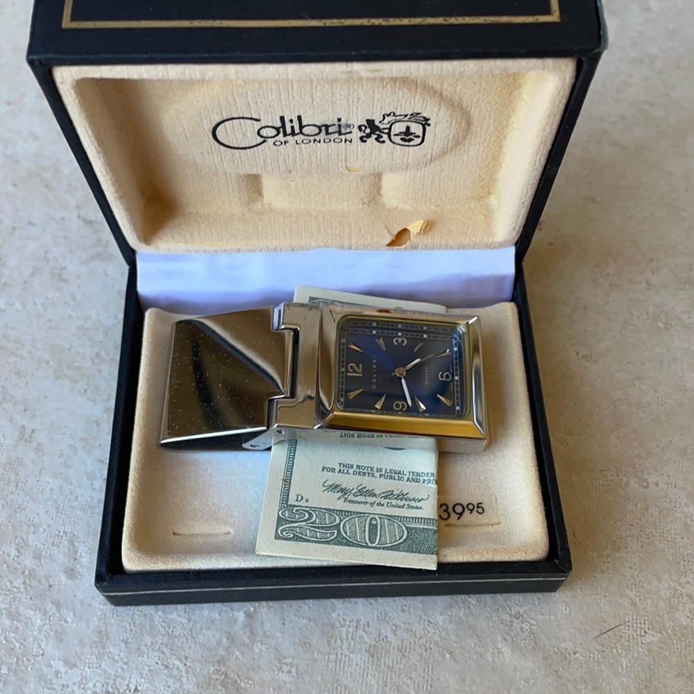Colibri Money lip battery stainless steel